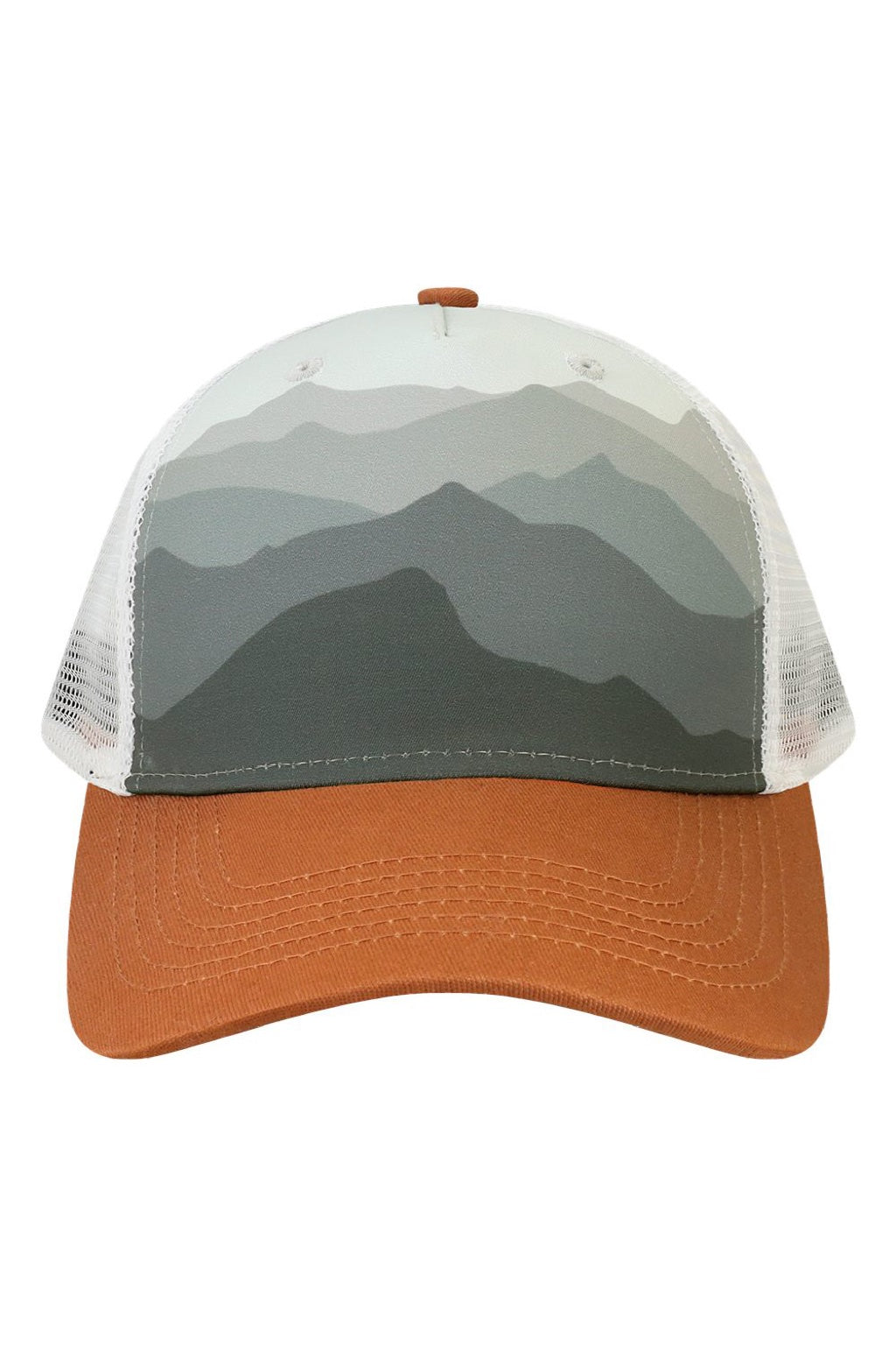 LOCALE Hats 5PTKR Mens Adjustable Trucker Hat Ranges Flat Front