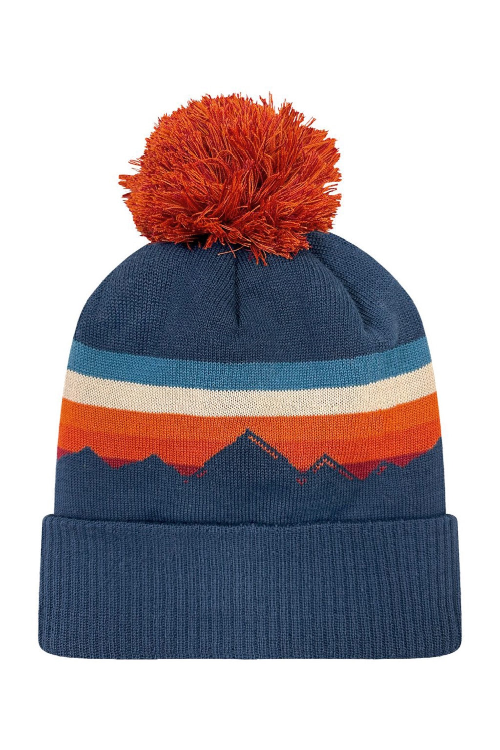LOCALE Hats GRNDSR Mens Grand Recycled Beanie Alpenglow Flat Front