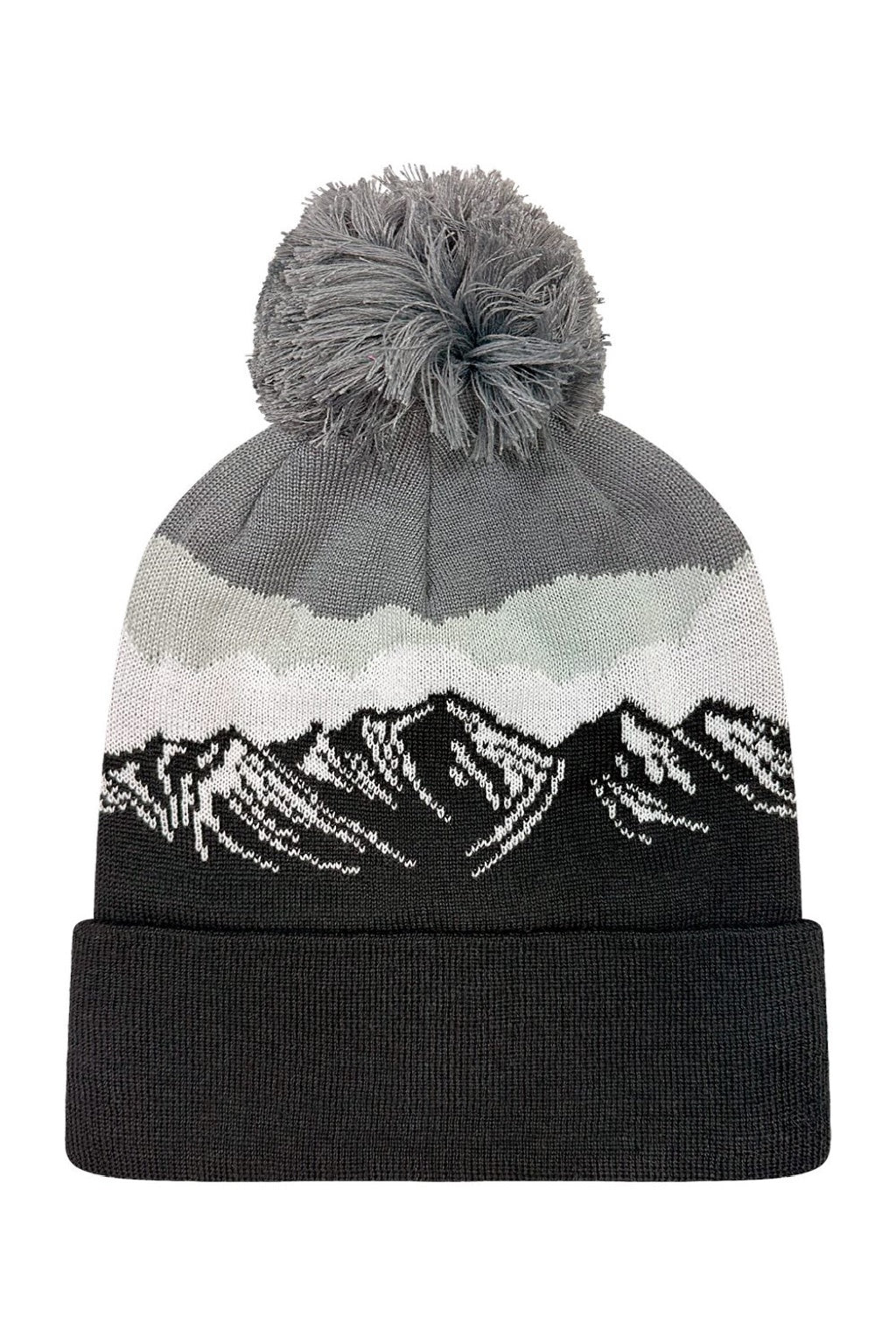 LOCALE Hats GRNDSR Mens Grand Recycled Beanie Misty Peaks Flat Front