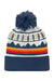 LOCALE Hats GRNDSR Mens Grand Recycled Beanie Trees & Peaks Flat Front