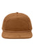 LOCALE Hats WILSON Mens Unstructured Snapback Rope Hat Camel Brown Flat Front
