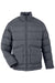 Core 365 CE720 Mens Inspire Full Zip Puffer Jacket Carbon Grey Flat Front
