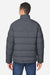 Core 365 CE720 Mens Inspire Full Zip Puffer Jacket Carbon Grey Model Back
