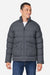Core 365 CE720 Mens Inspire Full Zip Puffer Jacket Carbon Grey Model Front