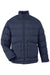 Core 365 CE720 Mens Inspire Full Zip Puffer Jacket Classic Navy Blue Flat Front