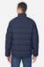Core 365 CE720 Mens Inspire Full Zip Puffer Jacket Classic Navy Blue Model Back