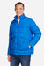 Core 365 CE720 Mens Inspire Full Zip Puffer Jacket True Royal Blue Model Side