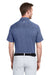 Vineyard Vines G011146 Mens Destin Stripe Sankaty Short Sleeve Polo Shirt Depth Blue Model Back