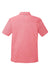 Vineyard Vines G011146 Mens Destin Stripe Sankaty Short Sleeve Polo Shirt Lobster Reef Pink Flat Back