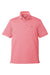 Vineyard Vines G011146 Mens Destin Stripe Sankaty Short Sleeve Polo Shirt Lobster Reef Pink Flat Front
