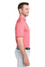 Vineyard Vines G011146 Mens Destin Stripe Sankaty Short Sleeve Polo Shirt Lobster Reef Pink Model Side
