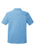 Vineyard Vines G011146 Mens Destin Stripe Sankaty Short Sleeve Polo Shirt Ocean Breeze Blue Flat Back