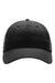 Richardson Hats 220 Mens Relaxed Performance Lite Adjustable Hat Black Flat Front