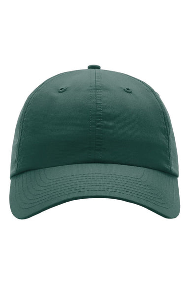 Richardson Hats 220 Mens Relaxed Performance Lite Adjustable Hat Dark Green Flat Front