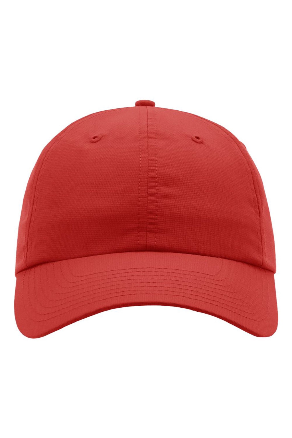 Richardson Hats 220 Mens Relaxed Performance Lite Adjustable Hat Red Flat Front