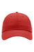 Richardson Hats 220 Mens Relaxed Performance Lite Adjustable Hat Red Flat Front