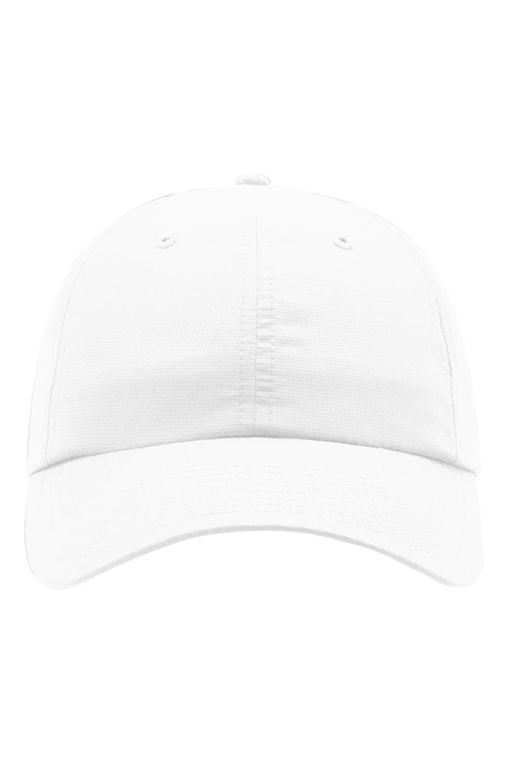 Richardson Hats 220 Mens Relaxed Performance Lite Adjustable Hat White Flat Front