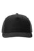 Richardson Hats 336 Mens Burnside Snapback Hat Black Flat Front