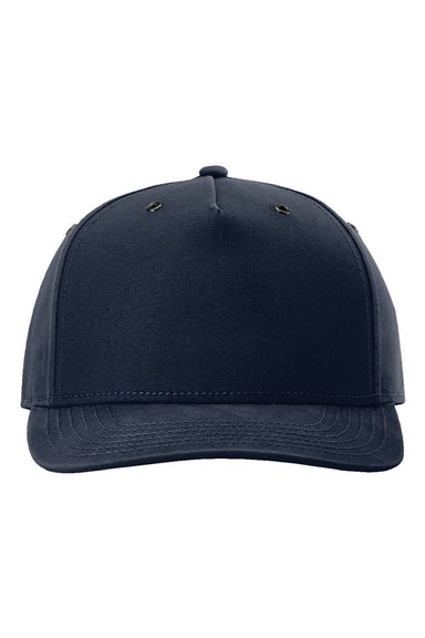 Richardson Hats 336 Mens Burnside Snapback Hat Navy Blue Flat Front