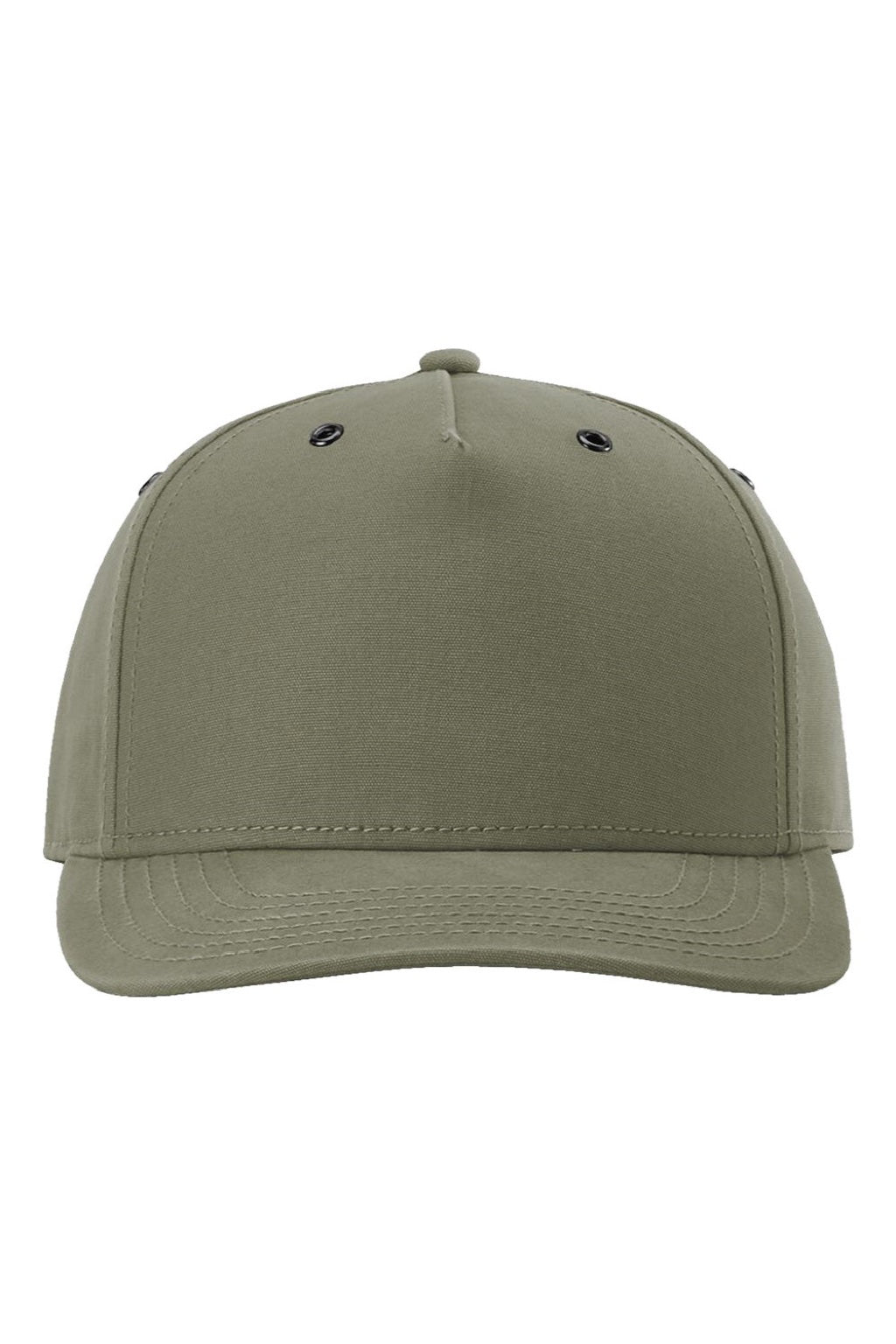 Richardson Hats 336 Mens Burnside Snapback Hat Olive Green Flat Front