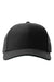 Richardson Hats 512 Mens Surge Snapback Hat Black Flat Front