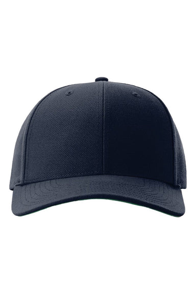 Richardson Hats 512 Mens Surge Snapback Hat Navy Blue Flat Front