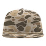 Richardson Hats Mens Printed Umpqua UPF 50+ Snapback Hat - Harvest Duck Camo/Light Brown - New
