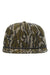 Richardson Hats 256P Mens Printed Umpqua Snapback Hat Mossy Oak Bottomland/Black Flat Front