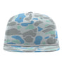 Richardson Hats Mens Printed Umpqua UPF 50+ Snapback Hat - Saltwater Duck Camo/Charcoal - New