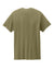 American Apparel 1301GD Mens Garment Dyed Short Sleeve Crewneck T-Shirt Faded Army Green Flat Back