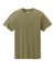 American Apparel 1301GD Mens Garment Dyed Short Sleeve Crewneck T-Shirt Faded Army Green Flat Front