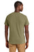 American Apparel 1301GD Mens Garment Dyed Short Sleeve Crewneck T-Shirt Faded Army Green Model Back