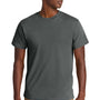 American Apparel Mens Garment Dyed Short Sleeve Crewneck T-Shirt - Faded Black