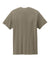 American Apparel 1301GD Mens Garment Dyed Short Sleeve Crewneck T-Shirt Faded Brown Flat Back