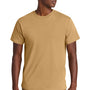 American Apparel Mens Garment Dyed Short Sleeve Crewneck T-Shirt - Faded Mustard