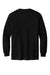 American Apparel 1304 Mens Long Sleeve Crewneck T-Shirt Black Model Flat Back