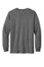American Apparel 1304 Mens Long Sleeve Crewneck T-Shirt Heather Charcoal Grey Model Flat Back