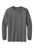 American Apparel AL1304/1304 Mens Long Sleeve Crewneck T-Shirt Heather Charcoal Grey Model Flat Front