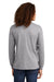 American Apparel 1304 Mens Long Sleeve Crewneck T-Shirt Heather Grey Model Back