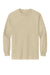 American Apparel 1304 Mens Long Sleeve Crewneck T-Shirt Sand Brown Model Flat Front
