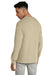 American Apparel 1304 Mens Long Sleeve Crewneck T-Shirt Sand Brown Model Back