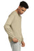 American Apparel 1304 Mens Long Sleeve Crewneck T-Shirt Sand Brown Model Side