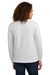 American Apparel AL1304/1304 Mens Long Sleeve Crewneck T-Shirt White Model Back