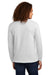American Apparel 1304 Mens Long Sleeve Crewneck T-Shirt White Model Back