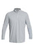 Anetik MVQTRL9 Mens Low Pro 1/4 Zip Sweatshirt Heather Alloy Grey Flat Front