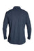 Anetik MVQTRL9 Mens Low Pro 1/4 Zip Sweatshirt Heather Midnight Blue Flat Back