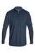 Anetik MVQTRL9 Mens Low Pro 1/4 Zip Sweatshirt Heather Midnight Blue Flat Front