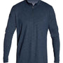 Anetik Mens Low Pro Moisture Wicking 1/4 Zip Sweatshirt - Heather Midnight Blue - Coming Soon