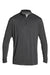 Anetik MVQTRL9 Mens Low Pro 1/4 Zip Sweatshirt Heather Charcoal Grey Flat Front