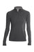 Anetik WSFLTL0 Womens Flight Tech 1/4 Zip Sweatshirt Heather Charcoal Grey Flat Front